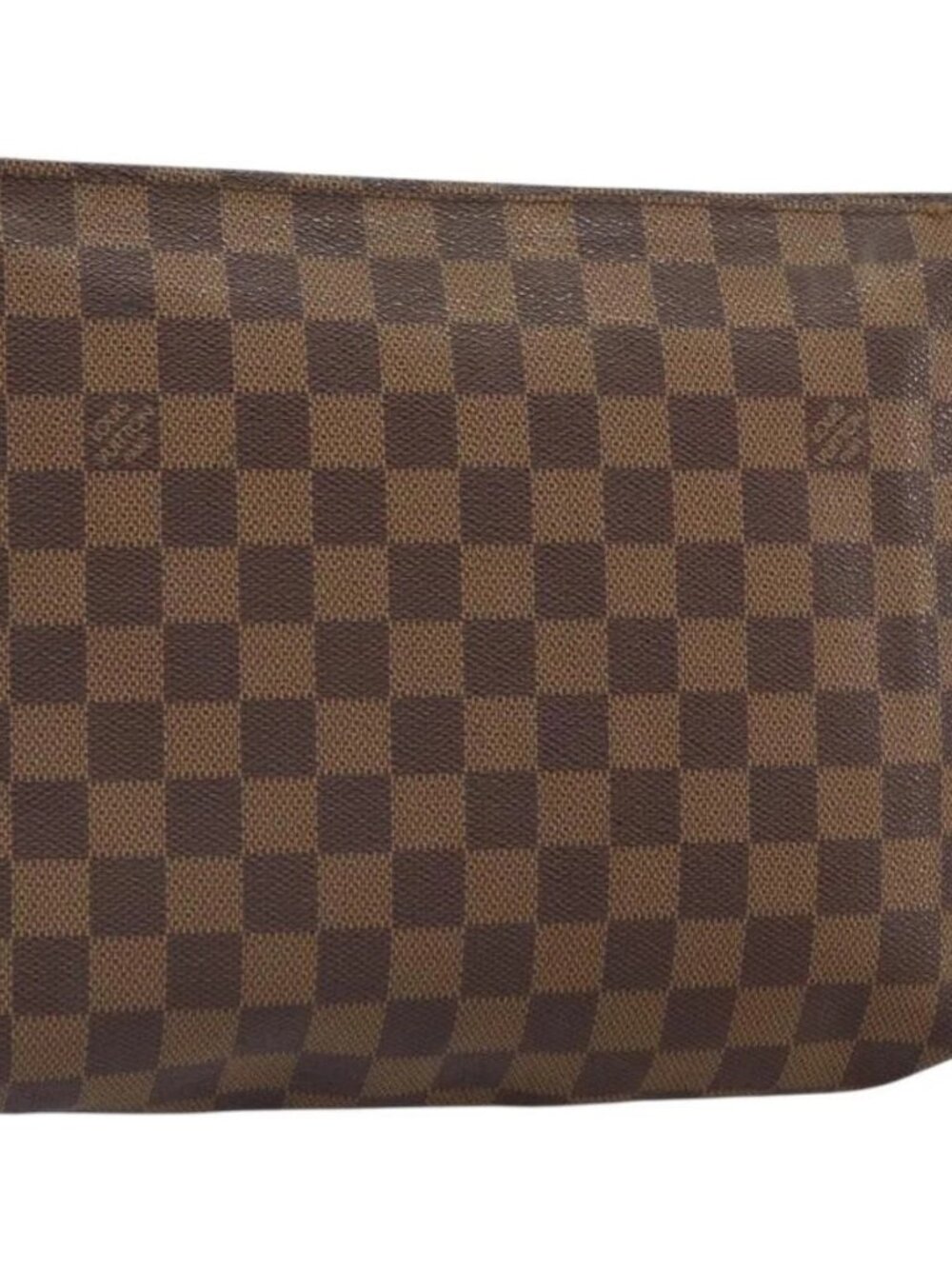 LOUIS VUITTON Damier Ebene Poche Toilette 26 Pouch N47543 LV Auth 161708 - Picture 1 of 16